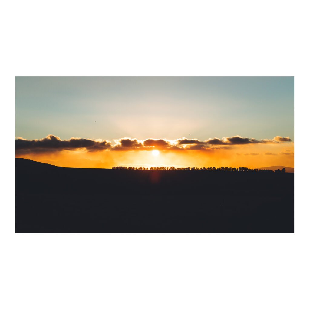 Smokey sunset